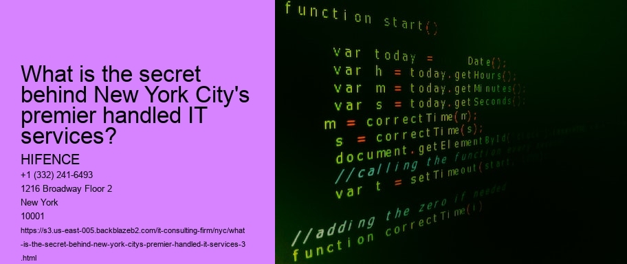 What is the secret behind New York City's premier handled IT services?