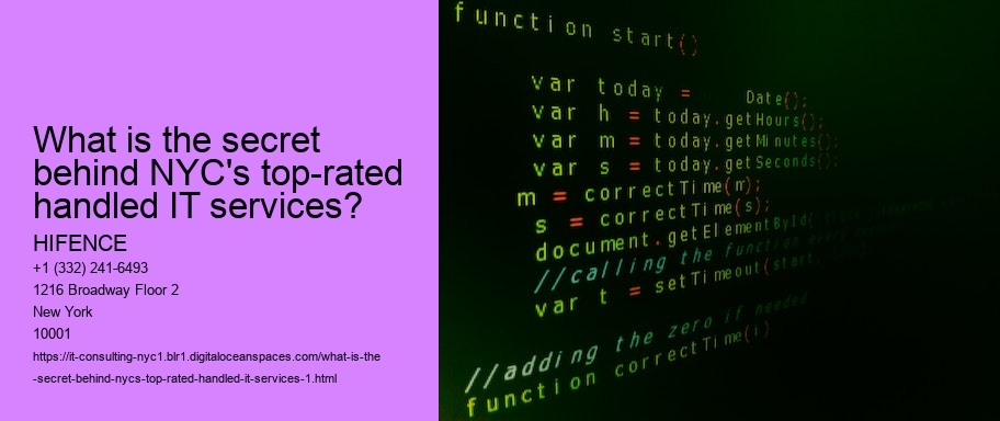 What is the secret behind NYC's top-rated handled IT services?