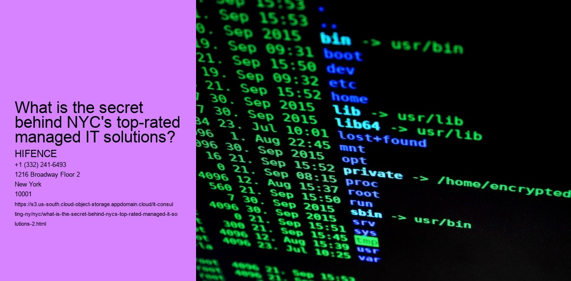 What is the secret behind NYC's top-rated managed IT solutions?