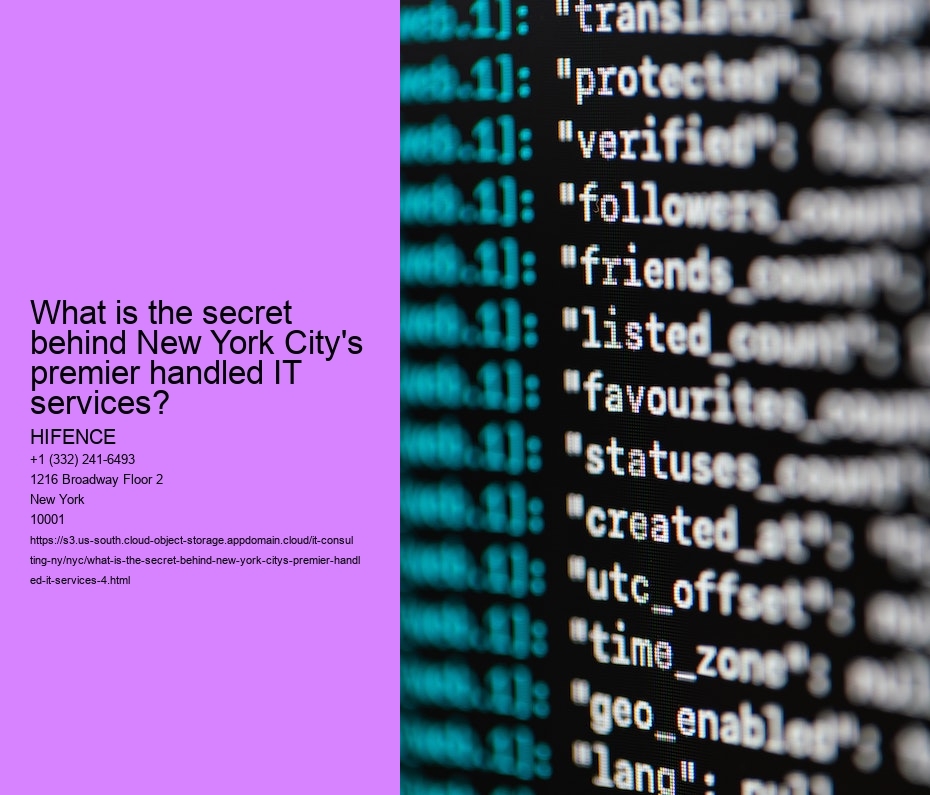 What is the secret behind New York City's premier handled IT services?